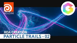 From Basics to Brilliance: Particle Trails Motion Graphics in Houdini - 02 HDA Creation