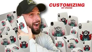 CUSTOMIZING my IPHONE and BROKE IT