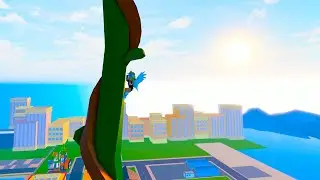 I Climb A Secret Giant Beanstalk ( Roblox Livetopia )