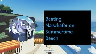 [ROBLOX Flavor Frenzy Summer Update] Beating Narwhafer on Summertime Beach