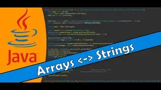 Java Tutorial 13 - Convert Strings into Arrays and Arrays into Strings
