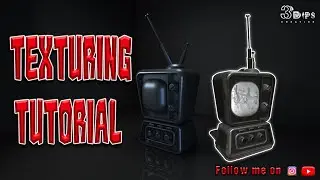 How to Texture a Realistic TV 3D Model in Substance Painter |A Step-by-Step Tutorial 