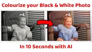 Change your Black & White Photos to Colour Photos 
