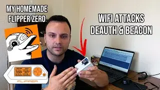 Added WiFi Features on My Homemade Flipper Zero | Deauth and Beacon Attack