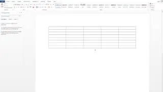 How to select entire column? | Word 2013