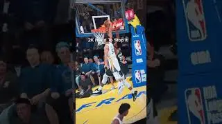 CURRY DUNKS ON GIANNIS IN NBA 2K 🤯🤣 #shorts