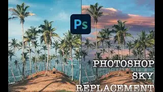 30-Sec Sky Replacement In Photoshop 2021 #Shorts​