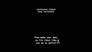 Just Because - Tim Pickford