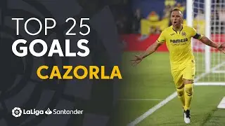 TOP 25 GOALS Santi Cazorla en LaLiga Santander