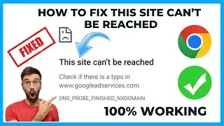 How to Fix This Site Cant Be Reached Error in Chrome (Quick & Easy)|