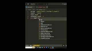 Count Vowels and Consonants in Python: Quick Code Tutorial