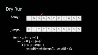 Minimum Jumps to Reach End - Dynamic Programming | C++ Placement Course | Lecture 35.11