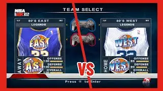 NBA 2K12 Epic Matchup: 80s All-Star Legends | Ultimate Showdown on PCSX2