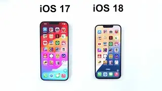 Apple iOS 17 vs iOS 18 Speed Test - iPhone 13 vs 14 Plus