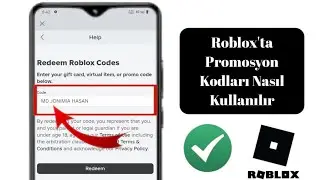 Mobil Cihazda Roblox'ta Promosyon Kodu Nasıl Girilir || Promosyon Kodu Nasıl Kullanılır...