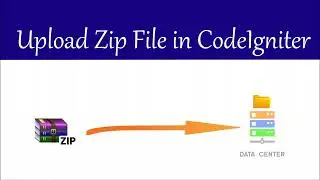 Upload zip file in CodeIgniter