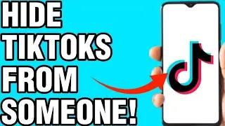 NEW! HIDE TIKTOK VIDEOS FROM AN ACCOUNT 2024