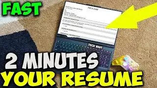 How To Create Your Resume In 2 Minutes 2025 - Easy and Fast Resume