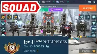 War Robots - Squad with Team Philippines - S Rank Clan