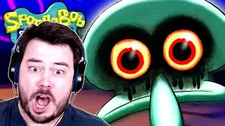 DON'T GO TO TENTACLE ACRES AT NIGHT... | Nightmare in Squidville (SpongeBob Horror Game)