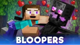 Enderman Attack: BLOOPERS - Alex and Steve Life (Minecraft Animation)