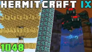 Hermitcraft IX 1048 Pointless Diamonds & Scaffolding Mob Farm