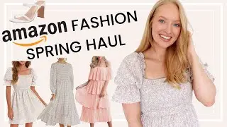 Amazon Fashion Try On Haul (Spring Dresses, Spring Break Ideas)