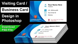 Design Visiting Card | Business Card in Photoshop 7.0 - Professional Visiting Card Design 🔥🔥🔥