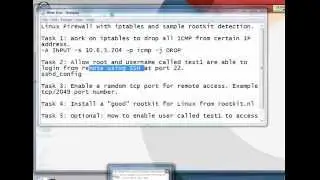 Week 8 task 2 allow and deny ssh users from remote login with sshd config