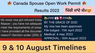 Canada Spouse Visa Update 2022 | Canada spouse open work permit results | Canada Spouse Visa results