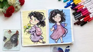 What's the BEST Girl Painting Idea for Beginners? #art #painting