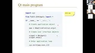 Scientific Programming in Python and Fortran - Lecture 5 - User interfaces with PyQt5