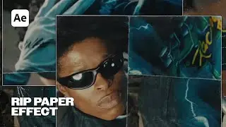 Rip Paper Effect Tutorial in After Effects ( + Paper project )