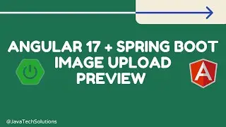 Angular 17 Image Upload with Spring Boot and H2 Database