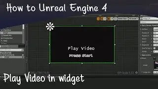 how to play videos in widgets | unreal engine 4 umg tutorial