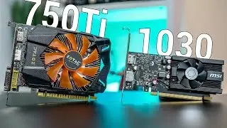 GTX 750Ti vs GT 1030 Gaming Benchmarks!