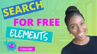 How To Search For FREE Elements With Canva | Canva Filtered Search |Canva Search Tips