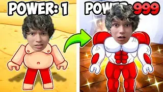 Becoming The Strongest Player In Gym League Roblox!