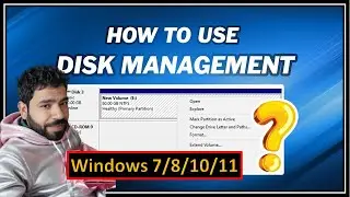 Windows Disk Management: Creating, Shrinking, Extending, and Deleting Partitions| English 