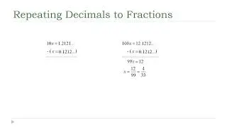 Fractions vs. Non-Terminating Decimals