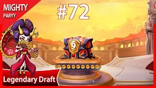 Mighty Party Legendary draft #72 - I thought I would earn gems in the Hero Fairs event but...