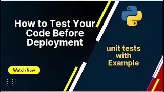 Python Top Tip: How to Test Your Code in Python | Unit tests in Python