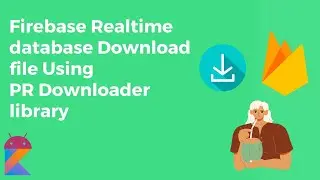 Download data into local Storage using library from Firebase Realtime