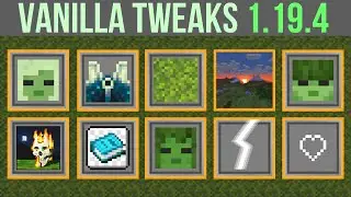 Minecraft 1.19.4 Vanilla Tweaks - New Zombies & Spinning Skulls!