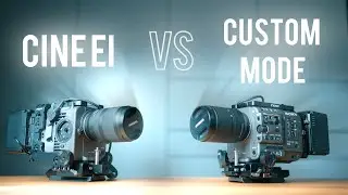 Sony CINE EI vs CUSTOM Mode - Which one to use?