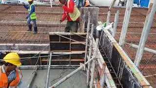 Methods casting swimming pool