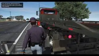 GTA V GTA 5 LSPDFR Alabama State Police Commercial Vehicle Enforcement Patrol Cops Episode 22