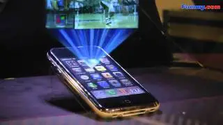3D Hologram Projection Cube HoloAd at CES 2011 in HD