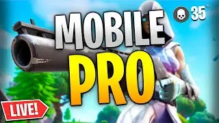 🔴LIVE Fortnite Mobile HIGH KILL GAMES - FaceCam + Handcam Stream - Afterdark Night Stream