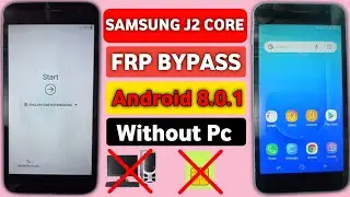 Samsung J2 Core FRP Bypass (Without Pc) New Method 2023 Latest update|J260F Google Account Unlock